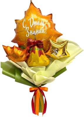Букет из воздушных шаров на 1 сентября «С Днем знаний»